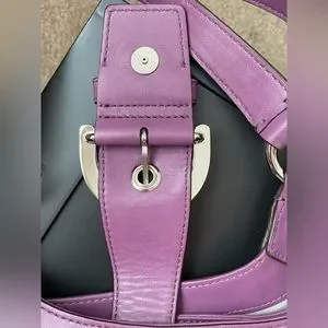 Coach | Bags | Nwot Coach Soho Leather Purple Hobo Buckle